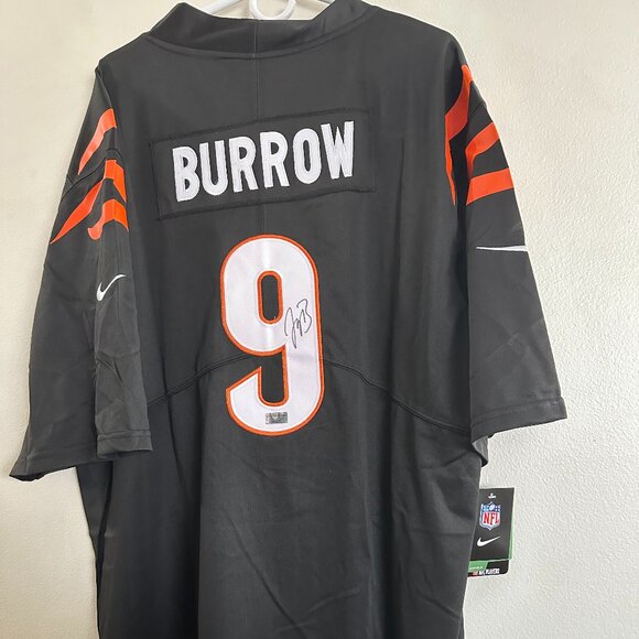 JOE BURROW SIGNED CINCINNATI BENGALS QB AUTOGRAPHED NIKE JERSEY w/COA - XXXL 847 - Picture 1 of 10